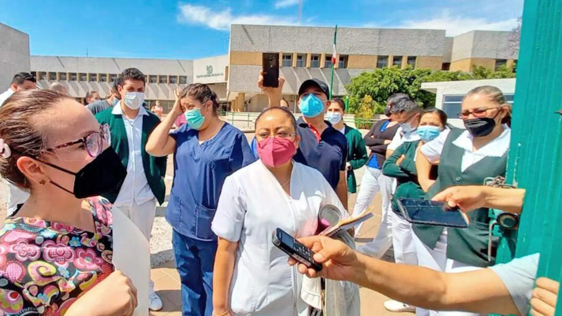 protesta de enfermeras del Seguro Social